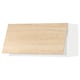 METOD Wall cabinet horizontal w push-open, white/Askersund light ash effect, 80x40 cm