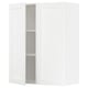 Ikea METOD white cabinet, two adjustable shelves, simple design.