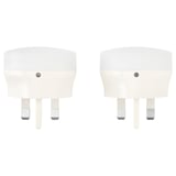 MÖRKRÄDD LED nightlight with sensor, white