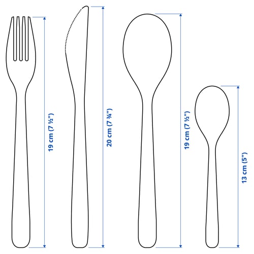 MOPSIG 16-piece cutlery set