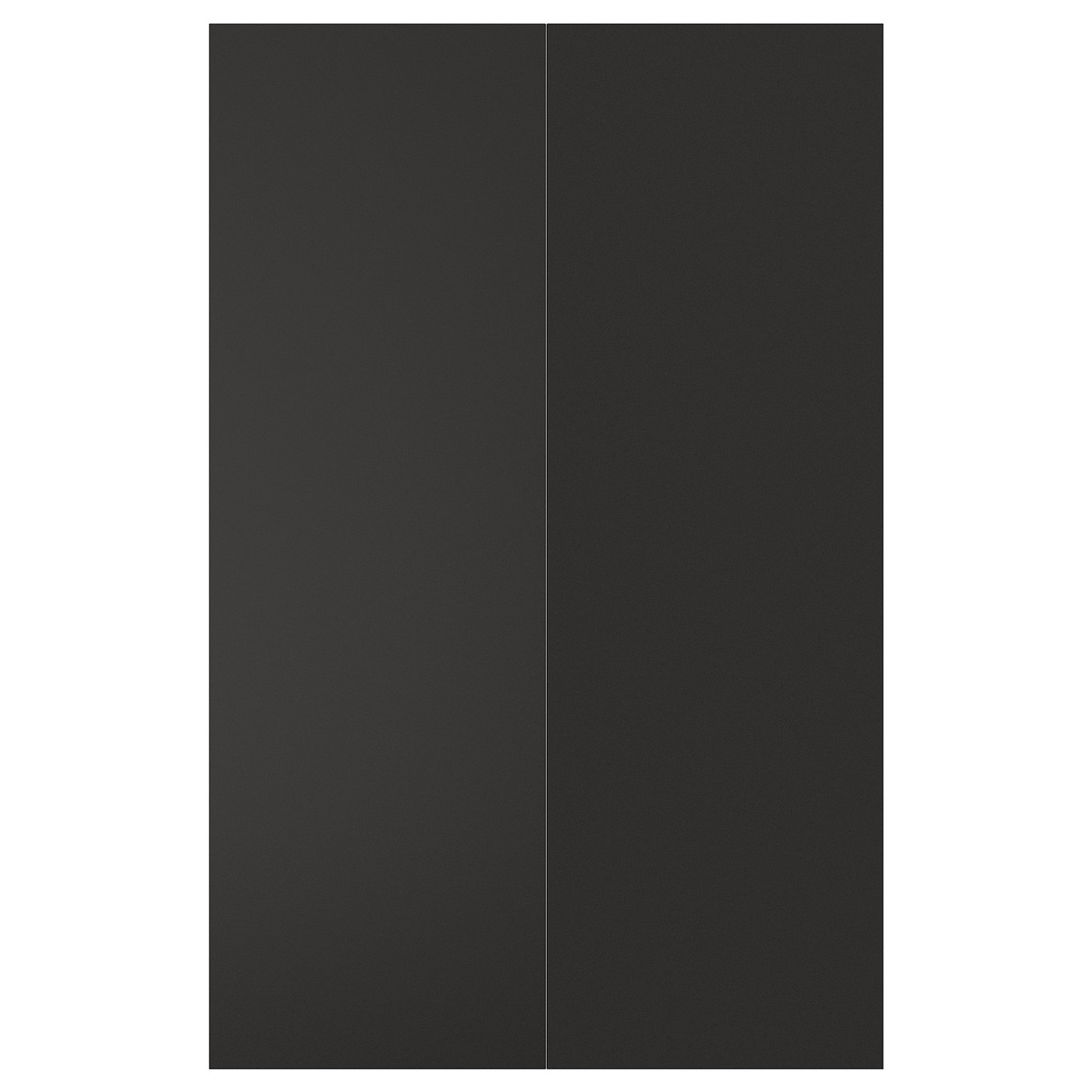 IKEA METOD Corner base cabinet 25x80 cm NICKEBO 2-piece door set