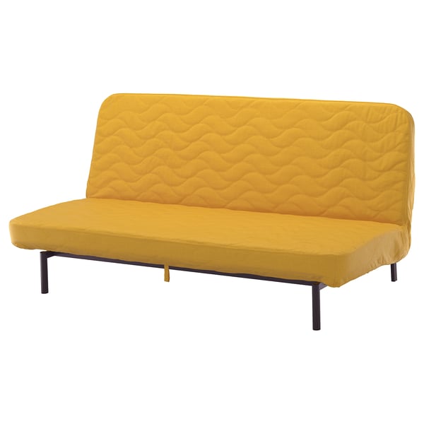 Buy Nyhamn 3 Seat Sofa Bed With Foam Mattress Skiftebo Yellow