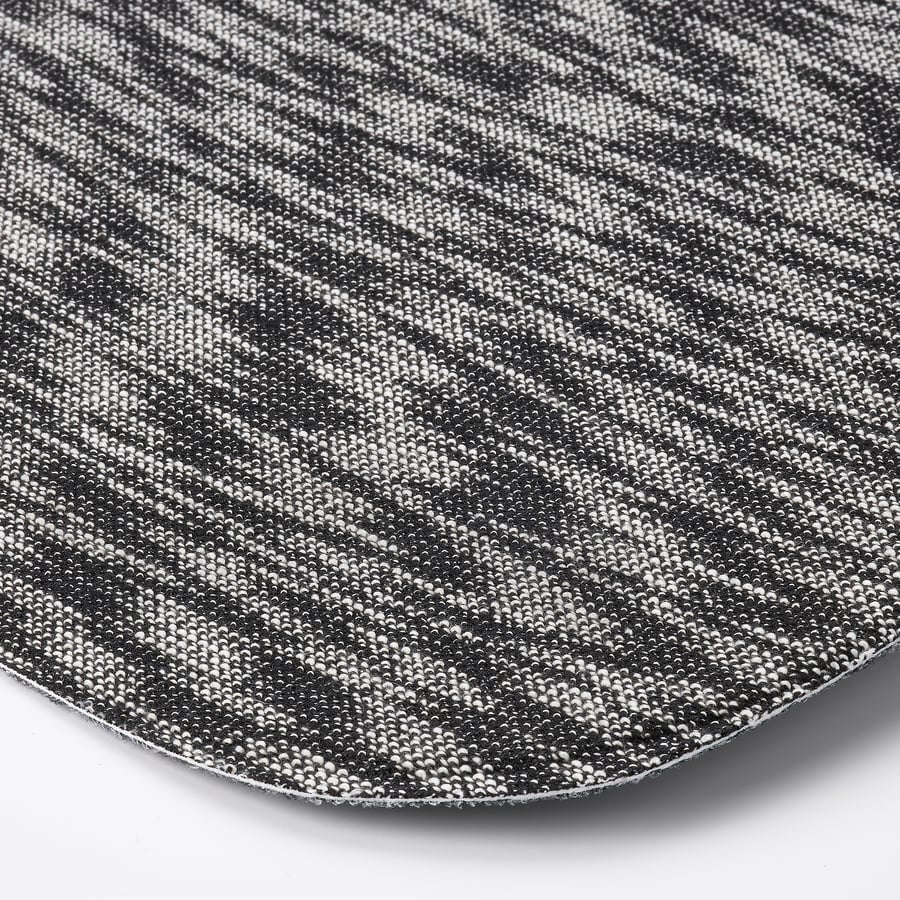 ODGER swivel chair + pad, anthracite IKEA