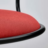 ÖRFJÄLL Swivel chair, black/Vissle red