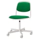 ÖRFJÄLL Swivel chair, white/Vissle green