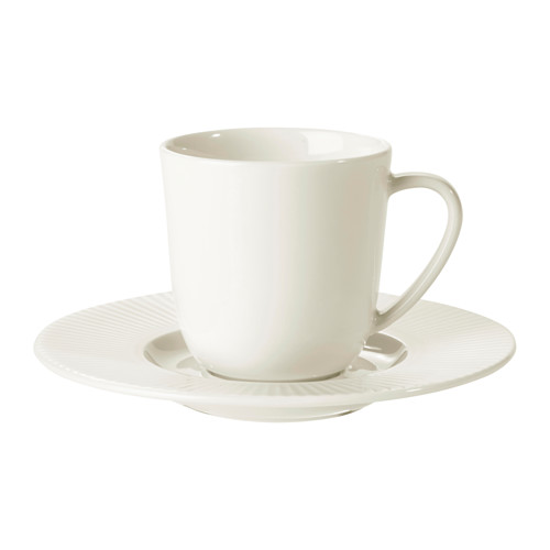 OFANTLIGT Espresso cup and saucer IKEA