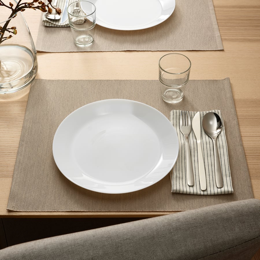 OFTAST plate, white, 25 cm IKEA