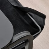 OLSERÖD Side table, anthracite/dark grey, 53x50 cm