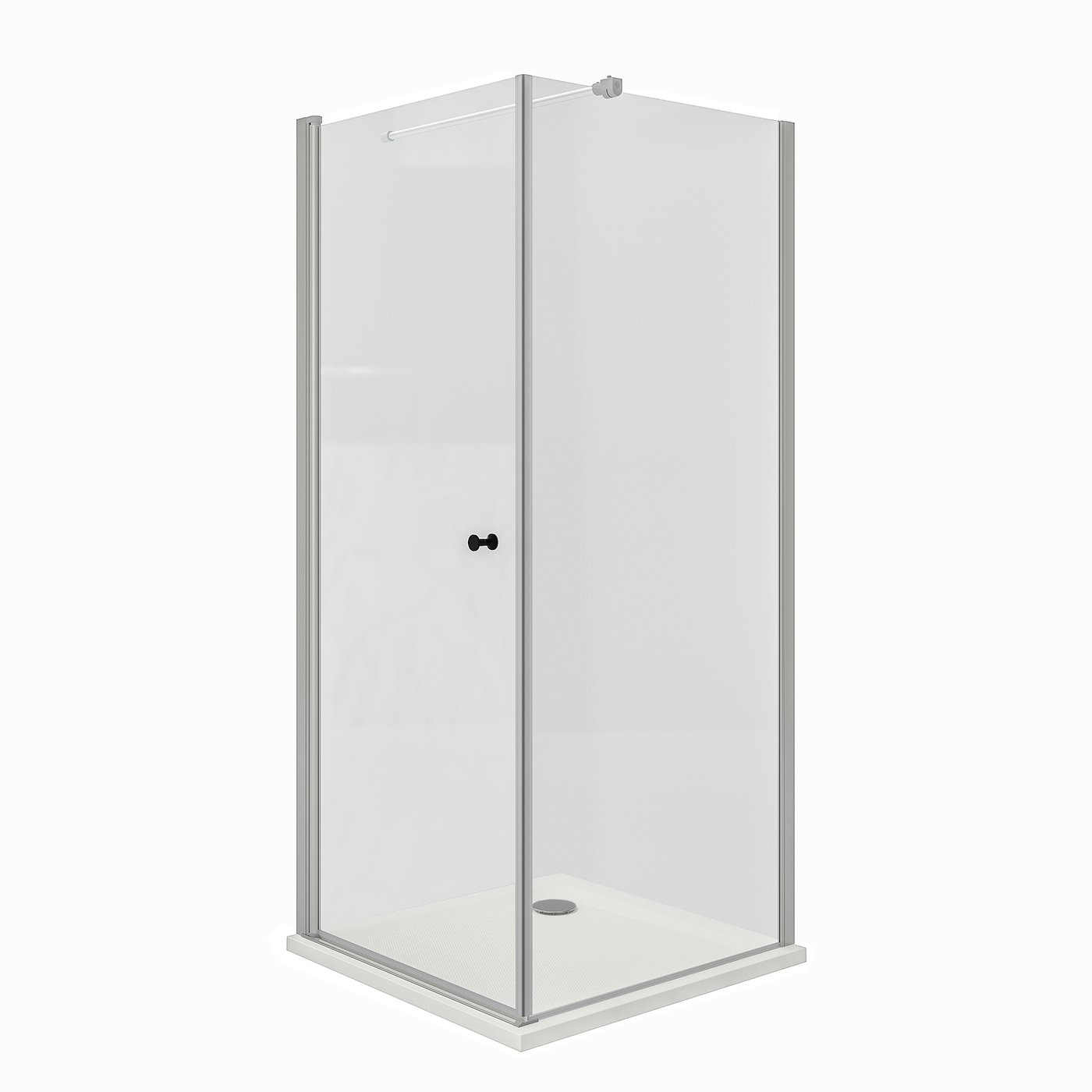 OPPEJEN / FOTINGEN corner shower with tray, 90x90x205 cm IKEA