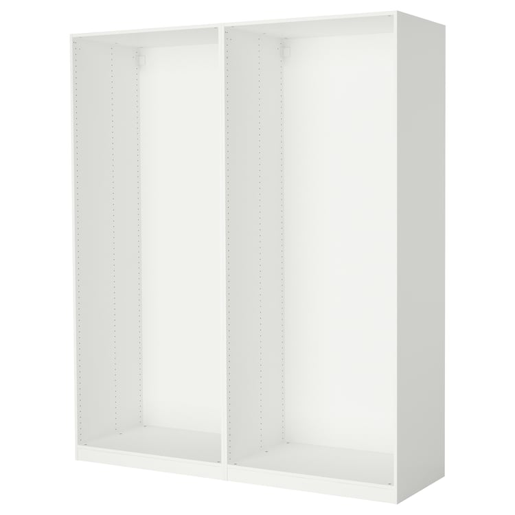 PAX 2 wardrobe frames white IKEA
