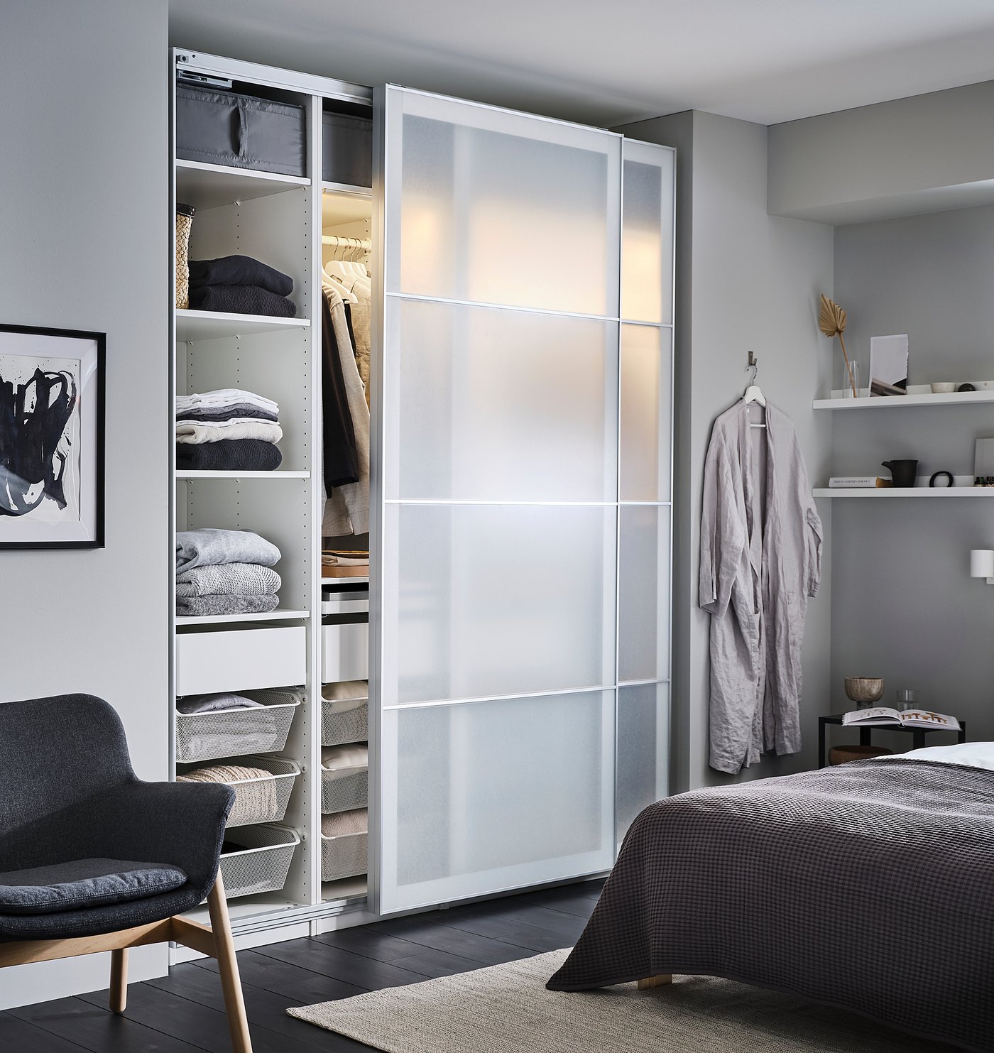 Buy PAX 3 Wardrobe Frames White 200x35x236 Cm IKEA Buy PAX 3 Wardrobe Frames White 200x35x236 Cm IKEA