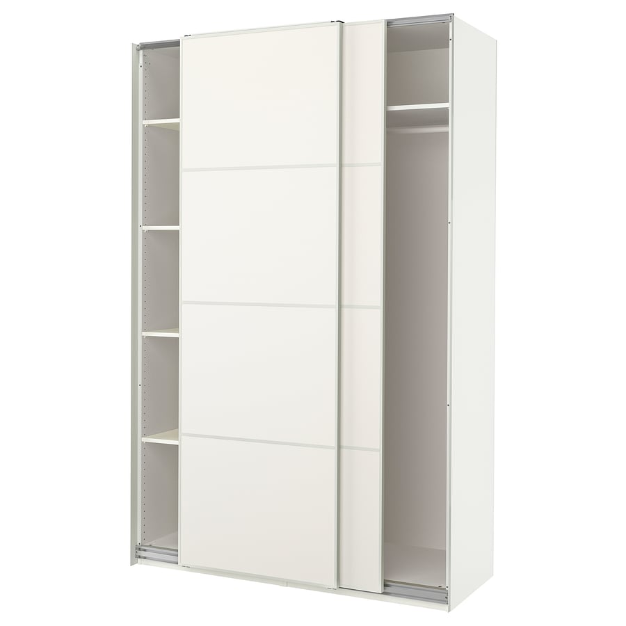 PAX / MEHAMN wardrobe, white/double sided white, 150x66x236 cm IKEA