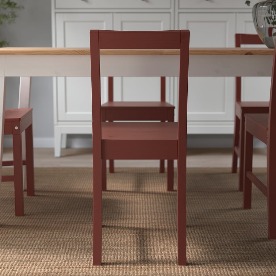 PINNTORP chair, red stained IKEA