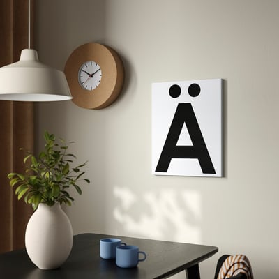 PJÄTTERYD Picture, Scandinavian letter, 40x50 cm