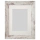 Option: PLOMMONTRÄD Frame, white stained pine effect, 30x40 cm