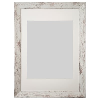PLOMMONTRÄD Frame, white stained pine effect, 50x70 cm