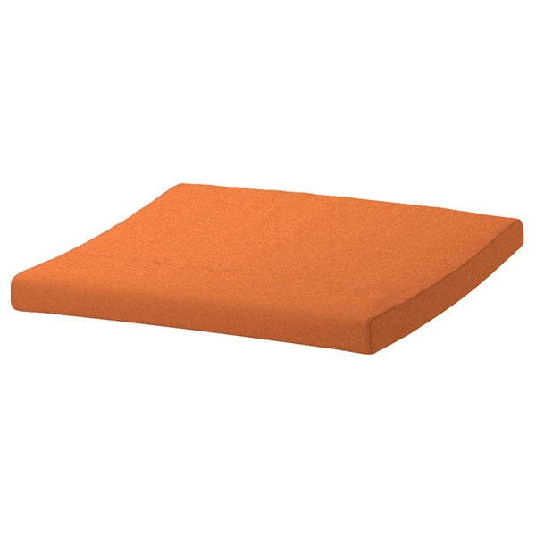 POÄNG Footstool cushion, Knisa bright orange