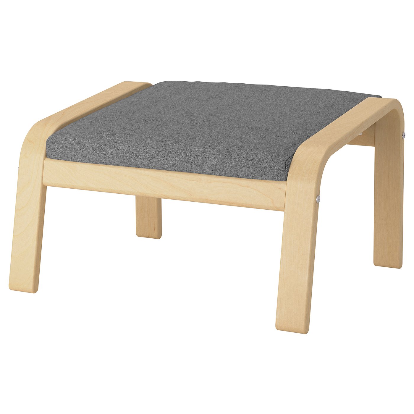 Poang Footstool Cushion Lysed Grey Ikea