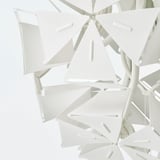 RAMSELE Pendant lamp, geometric/white, 43 cm
