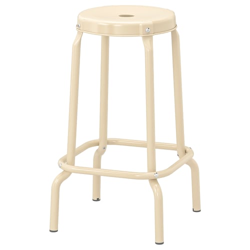 RÅSKOG Bar stool, beige, 63 cm IKEA