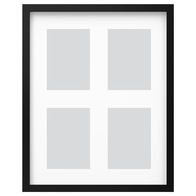 RÖDALM Frame for 4 pictures, black, 40x50 cm