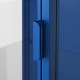 RUDSTA Glass-door cabinet, blue, 42x37x155 cm