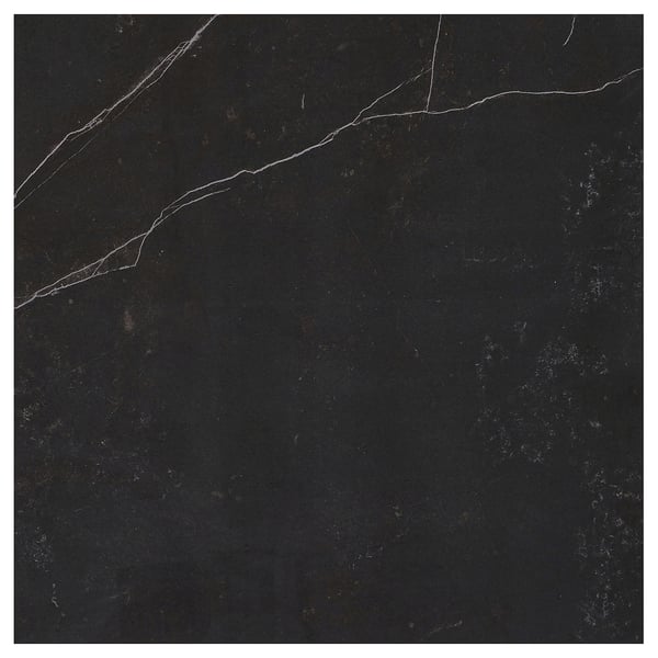 RUNSBÄCK Custom made wall panel, matt black/brown marble effect/high pressure porcelain, 1 m²x2.0 cm