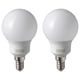 RYET LED bulb E14 600 lumen, globe opal white, 4000K