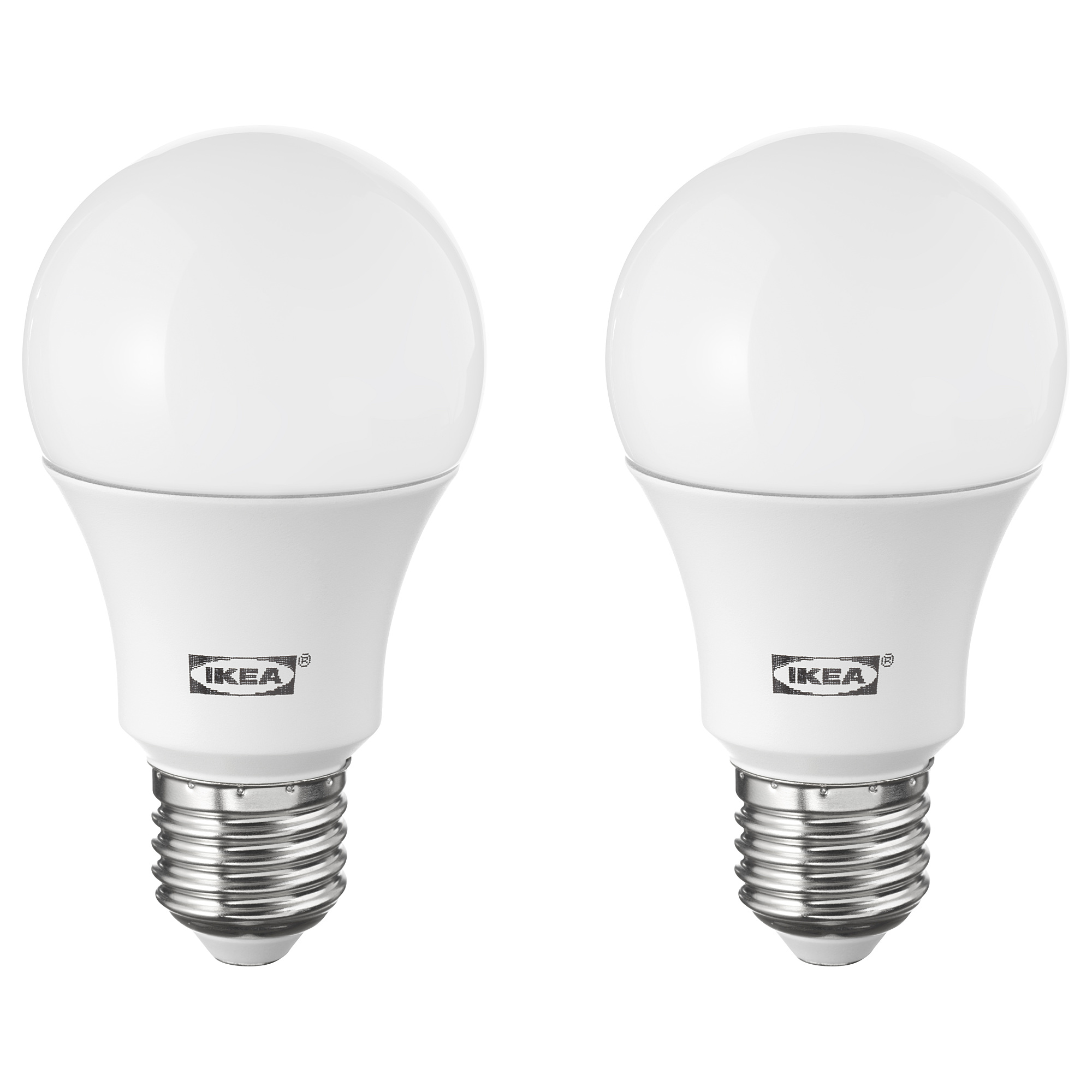 RYET LED bulb E27 1000 lumen, globe opal white IKEA