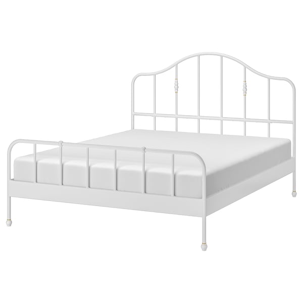 SAGSTUA bed frame, white, 180x200 cm IKEA