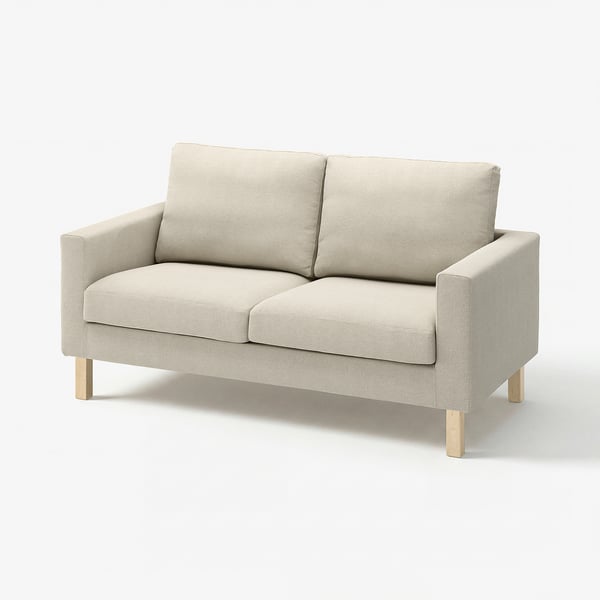 SALTSJÖBADEN Cover for 2-seat sofa, Fridtuna light beige
