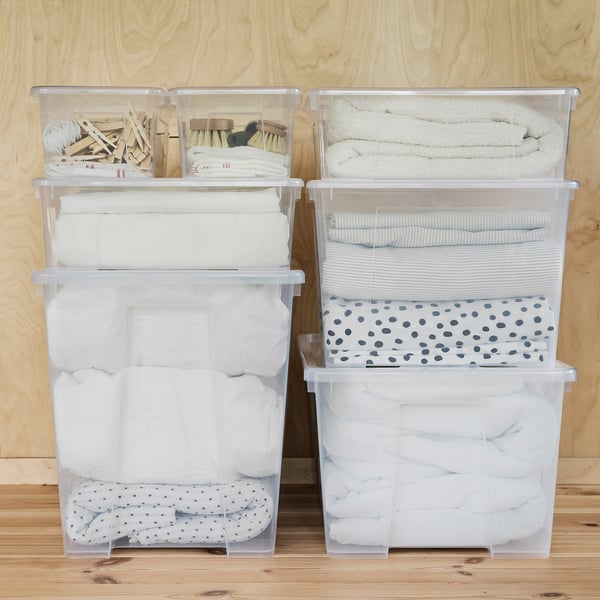 SAMLA Box, transparent, 39x28x28 cm/22 l