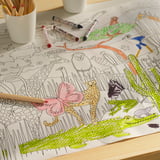 SANDLÖPARE Colouring paper roll, savannah, 10 m