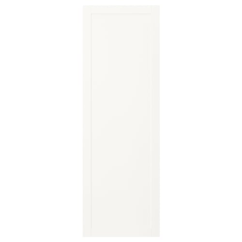 SANNIDAL Door with soft closing hinges, white, 60x180 cm