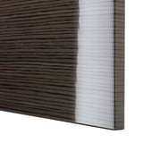 SELSVIKEN Drawer front, patterned high gloss brown, 60x26 cm