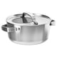 SENSUELL pot with lid, stainless steel/grey, 4 l - IKEA
