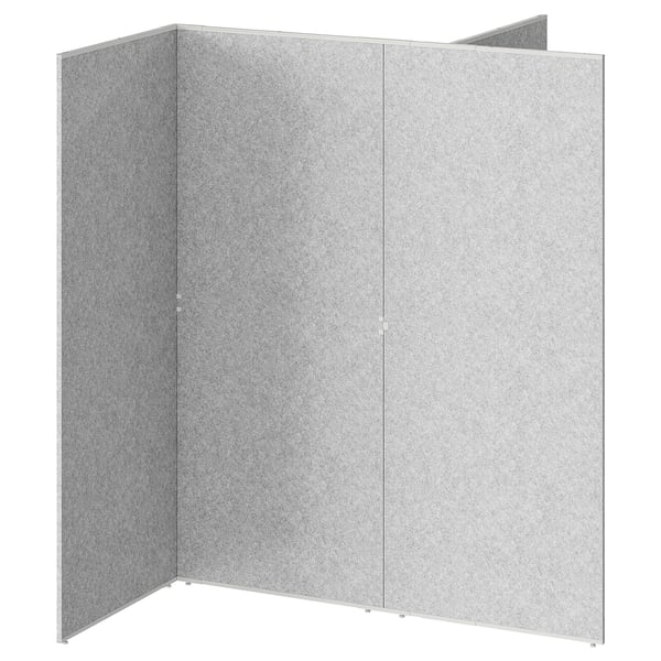 SIDORNA Room divider, grey, 162x160x195 cm