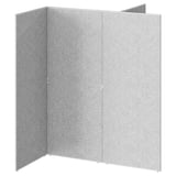 SIDORNA Room divider, grey, 162x160x195 cm