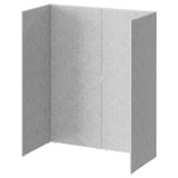 SIDORNA Room divider, grey, 164x80x195 cm
