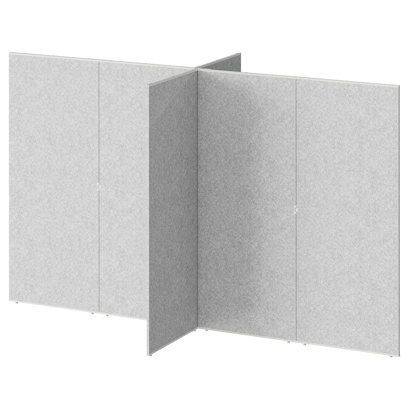 SIDORNA Room divider, grey, 324x160x195 cm IKEA