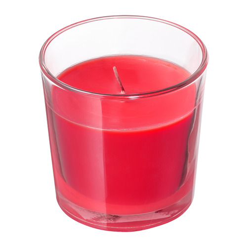 SINNLIG Scented candle in glass IKEA