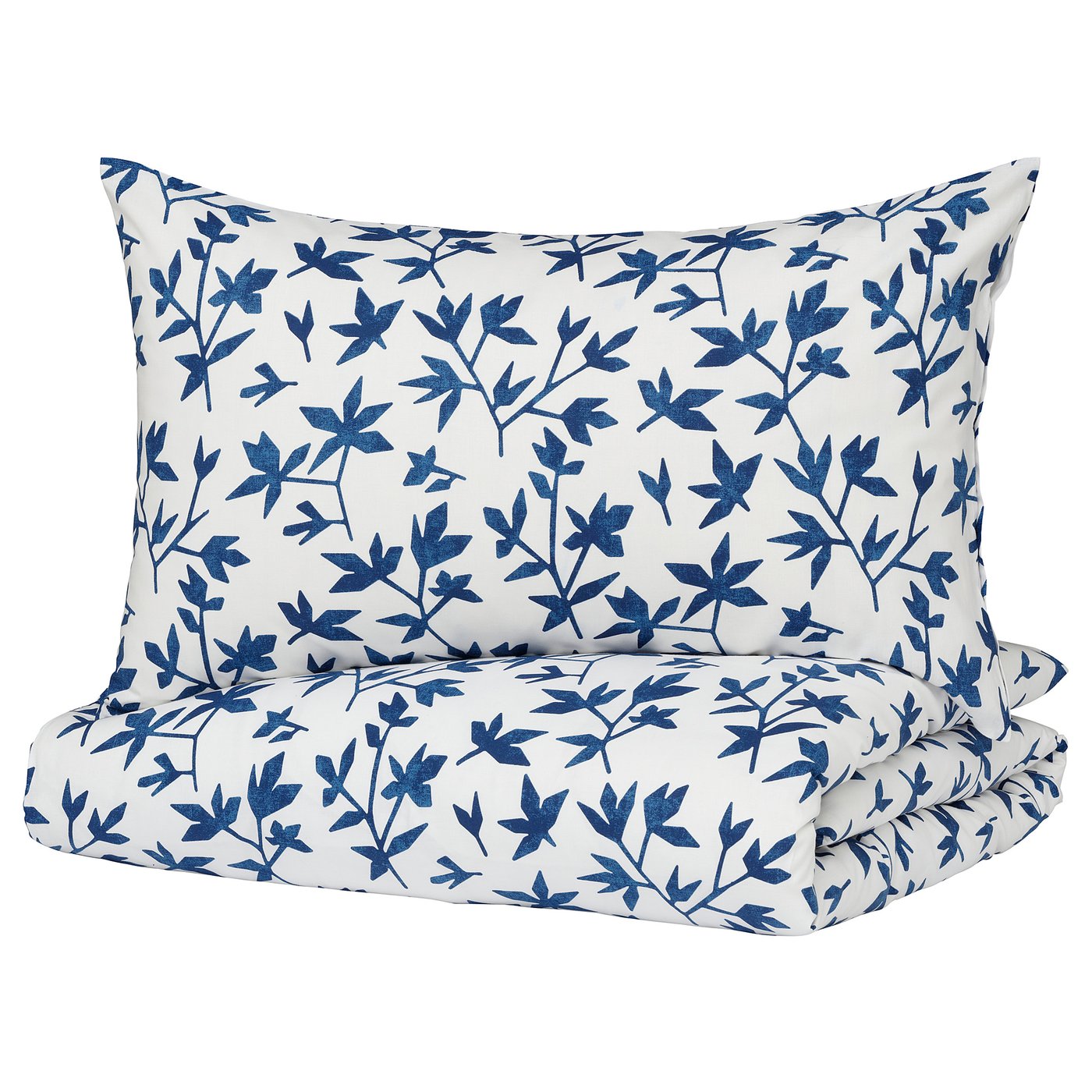 blue floral pillowcases