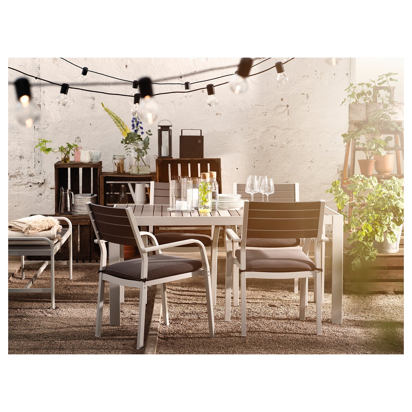 Buy Outdoor Dining Table Sets Online UAE - IKEA