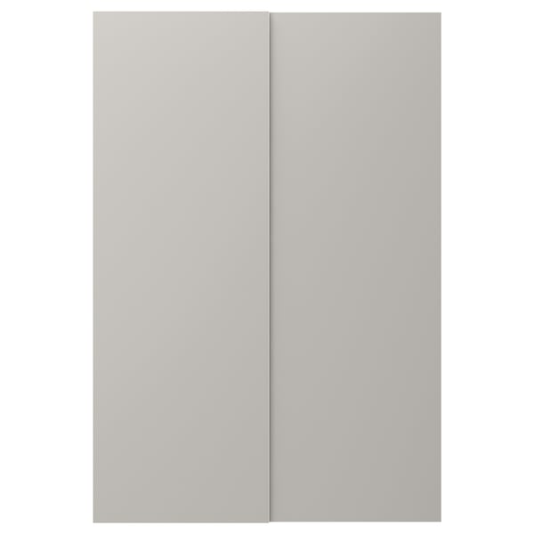Skatval زوج من أبواب منزلقة رمادي فاتح Ikea