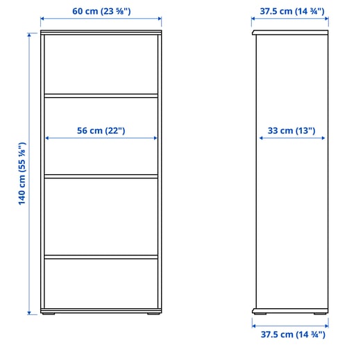 Illustration with measurements for the product: SKRUVBY.