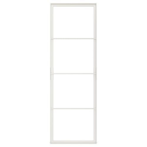A SKYTTA modular storage unit, white, rectangular, with multiple shelves, modern and minimalist design.