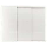 SKYTTA / TJÖRHOM Sliding door combination, white/white, 301x240 cm
