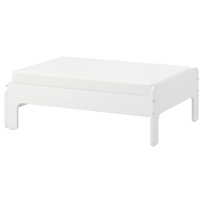 SLÄKT extendable bed, white, 80x200 cm IKEA
