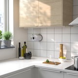 SMÅTUNGA Kitchen roll holder, grey-green