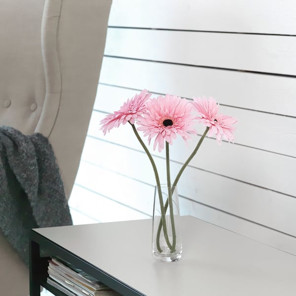 SMYCKA Artificial flower, Gerbera/pink, 50 cm IKEA